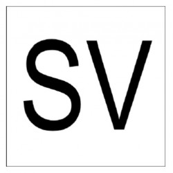 znak do oznakowania cystern zawór bezpieczeństwa SV 